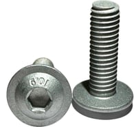 Винт ЮпитерСталь ISO 7380-2 М8х16 10.9 цинк полн. рез., 250 шт, JU03187