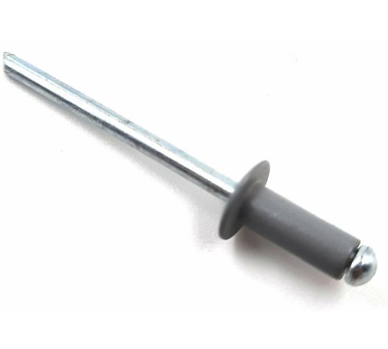 Заклепка вытяжная Крепстор 4х10 RAL 7004 (серый) 300 шт. 4665317072155