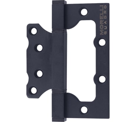 Петля MORELLI QUADRO-1 BL, без врезки на квадратной оси, цвет - черный 9016035