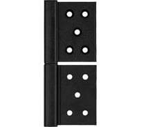 Петля универсальная флажковая Punto FL.5030 BL (127х90х3) черный (2шт) 62971