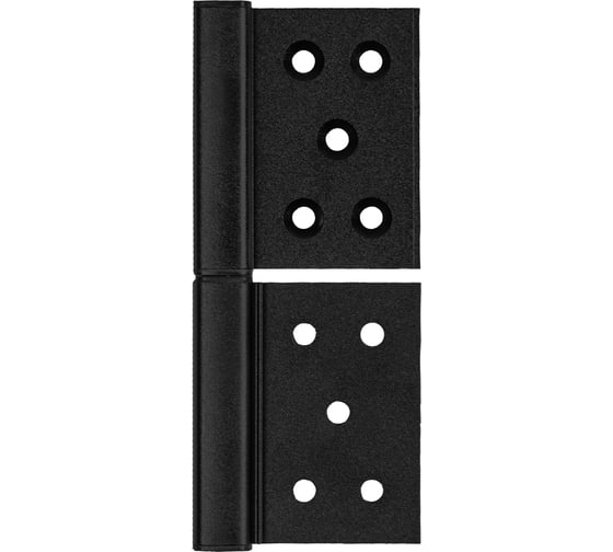 Петля универсальная флажковая Punto FL.5030 BL (127х90х3) черный (2шт) 62971