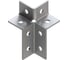 Соединитель 3D Termoclip угловой TAC 38-41 4F8 Hdg (12 шт/кор) 9254307-212 1