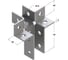 Соединитель 3D Termoclip универсальный TCU 38-41 4F13 Hdg (6 шт/кор) 9254308-212 2