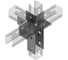 Соединитель 3D Termoclip универсальный TCU 38-41 4F13 Hdg (6 шт/кор) 9254308-212 3