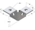 Уголок 3D Termoclip двусторонний ТA2 38-41 4F4 (50/25 шт/кор) 9254003-212 3