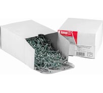 Универсальный саморез КВАДРА 4x30 белый, потайная голова, цинк, кор. 1000 шт. 403030101000