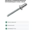 Заклепка комбинированная СаМат Плюс 4,8х26 нерж/нерж (5 шт) KRP-4402 3