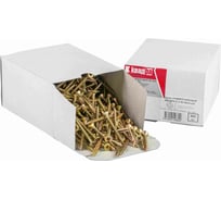 Универсальный саморез КВАДРА 5x50 желтый, потайная голова, цинк, кор. 400 шт. 504050010400