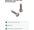 Винт СаМат Плюс ПКГ 3х40 DIN 7985 нерж. (20 шт) KRP-3967 2