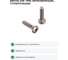Винт СаМат Плюс ПКГ 6х10 DIN 7985 нерж. (10 шт) KRP-3081 2