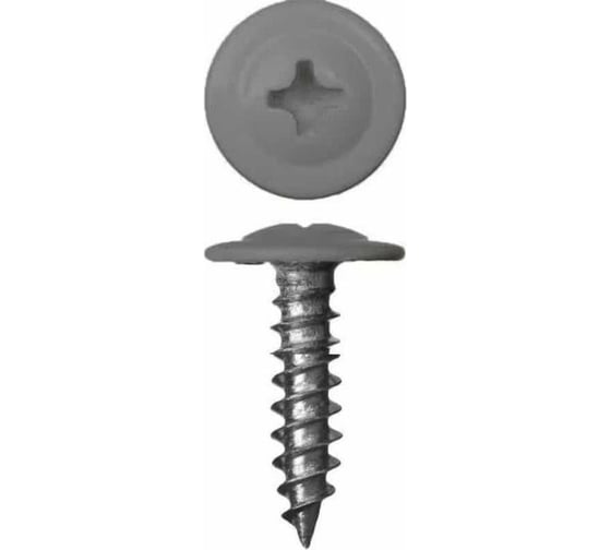 Саморез СаМат Плюс п/ш 4,2х 16 (100шт.) RAL7047(телегрей) (1 упак) KRP-7254