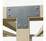 Пластина крепежная АрсеналЪ Т-образная для бруса 150х150 3мм. 4 шт. ARSENAL PERGOLA мод. AR75PH34007-06 1