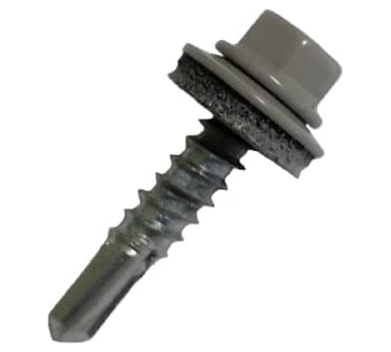 Саморез кровельный СаМат Плюс 5,5х25 RAL 7004 (серый светл) (45 шт) KRP-5885