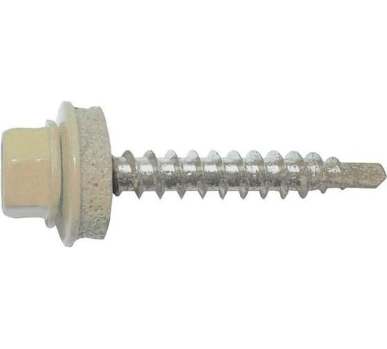 Саморез кровельный СаМат Плюс 4,8х70 RAL 1015 (св. слон.кость) (20 шт) KRP-5879