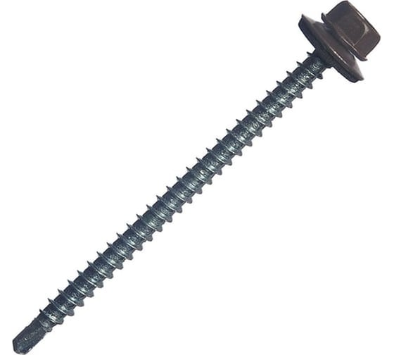 Саморез кровельный СаМат Плюс 4,8х70 RAL 8017 (коричневый) (30 шт) KRP-5889