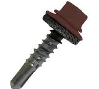 Саморез кровельный СаМат Плюс 4,8х51 RAL 3009 (окс.красный) (35 шт) KRP-5810