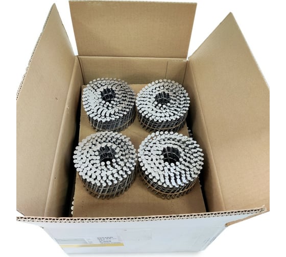 Барабанные гвозди H&H 2.5x60 Ring, RST, A2 нержавеющая сталь, ершеные, 2500 шт. 4584BR
