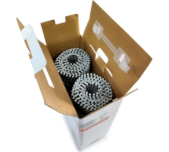 Барабанные гвозди H&H 2.3x60 Ring, HDG ершеные, горячий цинк, 2500 шт. 4578BS