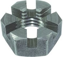Корончатая гайка ЦКИ DIN 937 М12, прорезная, низкая, A2, SW19, 50 шт. 72230