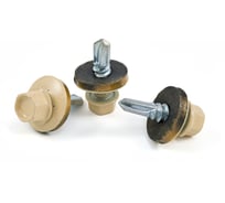 Кровельный саморез КВАДРА 4.8x29, RAL 1014 слоновая кость, сверло PT. 1, кор. 200 шт. 829101403200