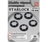 Шайба стопорная на ось 14 мм черная STARLOCK 23 БОЛТА, 10 шт. шстопслМ14оксф10 2
