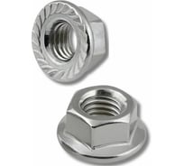 Гайка ЮпитерСталь DIN 6923 (10.0) М14 Dacromet с насеч., 100 шт, JU03347
