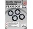 Шайба стопорная на ось 8 мм черная STARLOCK 23 БОЛТА, 4 шт. шстопслМ8оксф4 2