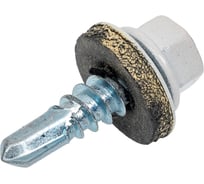 Кровельный саморез КВАДРА 5.5x19, RAL 9003 белый, сверло PT. 3, кор. 250 шт. 519900303250