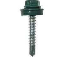 Кровельный саморез КВАДРА 4.8x35, RAL 6026 опал зеленый, сверло PT. 1, кор. 250 шт. 835602601250