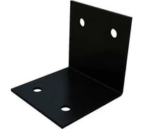Пластина крепежная АрсеналЪ угловая 3мм. 4 шт. черная шагрень PERGOLA мод. AR75PQ34957-06