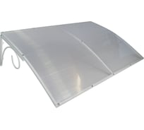 Козырёк над входной дверью ПЕТРАСВЕТ белый S4026-b