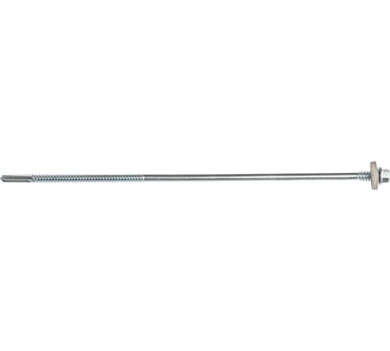 Самосверлящий винт Skreppro SsWp(EPDM) 14х5,5(6.3)х205 (цинк), 100 шт 1