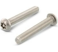 Антивандальный винт ЦКИ ART.9121, ISO 7380, М4x25, A2, TX TR 20, 100 шт. 71321