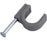 Круглая пластиковая скоба TDM ELECTRIC 10 мм, серая, 50 шт. SQ0514-0063 3