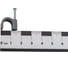 Круглая пластиковая скоба TDM ELECTRIC 10 мм, серая, 50 шт. SQ0514-0063 5