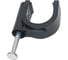 Круглая пластиковая скоба TDM ELECTRIC 16 мм, черная, 50 шт. SQ0514-0047 4