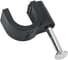 Круглая пластиковая скоба TDM ELECTRIC 7 мм, черная, 50 шт. SQ0514-0042 3