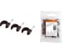 Крепеж для проводов (скоба) TDM ELECTRIC 9мм круглая пластиковая венге упаковка 50 штук SQ0514-0084 2