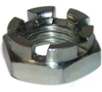 Гайка корончатая СаМат Плюс М24х1,5 оц. DIN937(ГОСТ 5919) низ (1 шт) KRP-5551
