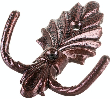 2-рожковый крючок Левша КМ-3 елочка, медн. антик У8-6519.СМ