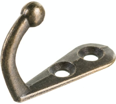 Декоративный крючок Левша 30x20, бронза, 2 шт. У8-6909.СБ