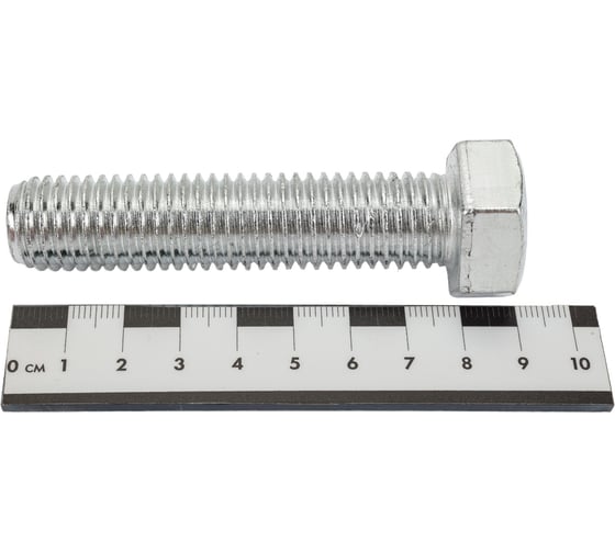 Болт с шестигранной головкой Метизный двор 18x80, DIN 933, 25 шт. 4690441035639