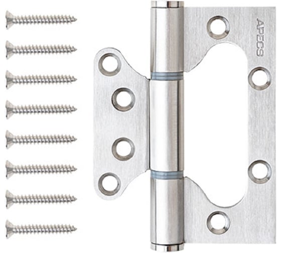 Apecs Петля накладная Infinity 102*80*3-PS2-INOX-SS 00034619 1