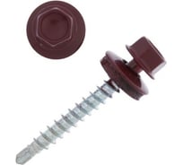 Кровельные саморезы СИМАЛЕНД 4.8x38, RAL 3005, красный, 200 шт. 4555024