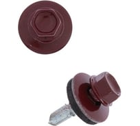 Кровельные саморезы СИМАЛЕНД 5.5x19, RAL 3005, красный, 300 шт. 4555039