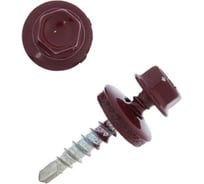 Кровельные саморезы СИМАЛЕНД 4,8x29, RAL 3005, красный, 250 шт. 4555013
