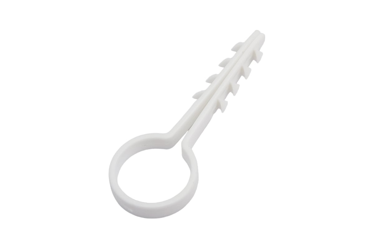 Круглый дюбель-хомут TDM 16 мм, белый, 100 шт. SQ0539-0037 - выгодная ...