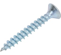 Потайной универсальный шуруп Метизный двор 4.0x30, белый, 23 шт. 4690441019035