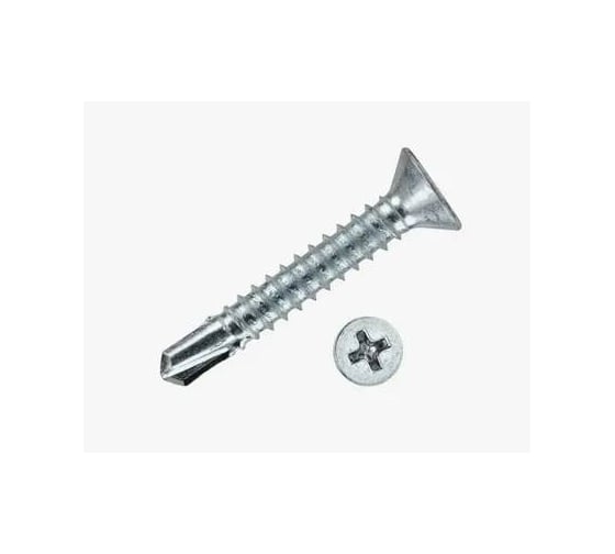 Саморез СаМат Плюс 3,5x50 оц. Сверло (100 шт) KRP-9421