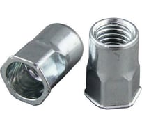 Заклепка-гайка ОПМ 110009 М 5 zn шестигранная на 1/2 длины, уменьшенный бортик 2000 шт УТ000026944